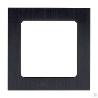 Рамка 1-м Стокгольм металл. черный PROxima EKF EZM-G-302-10 