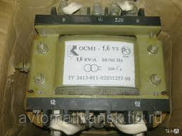 Трансформатор понижающий ОСМ-1-1.6У3 (380/220/) В