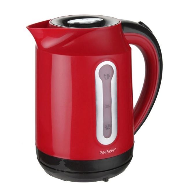 Чайник ENERGY E-210 (1,7 л, диск) 1850-2200 Вт красный