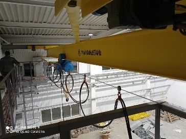 Кран мостовой электрический однобалочный подвесной г/п 3,2 т пролет 3 м