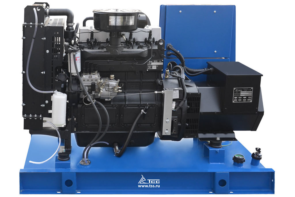 Дизельный генератор ТСС ЭД-24-Т400 с АВР в погодозащитном кожухе на прицепе 26,4 кВт, 13 л #6