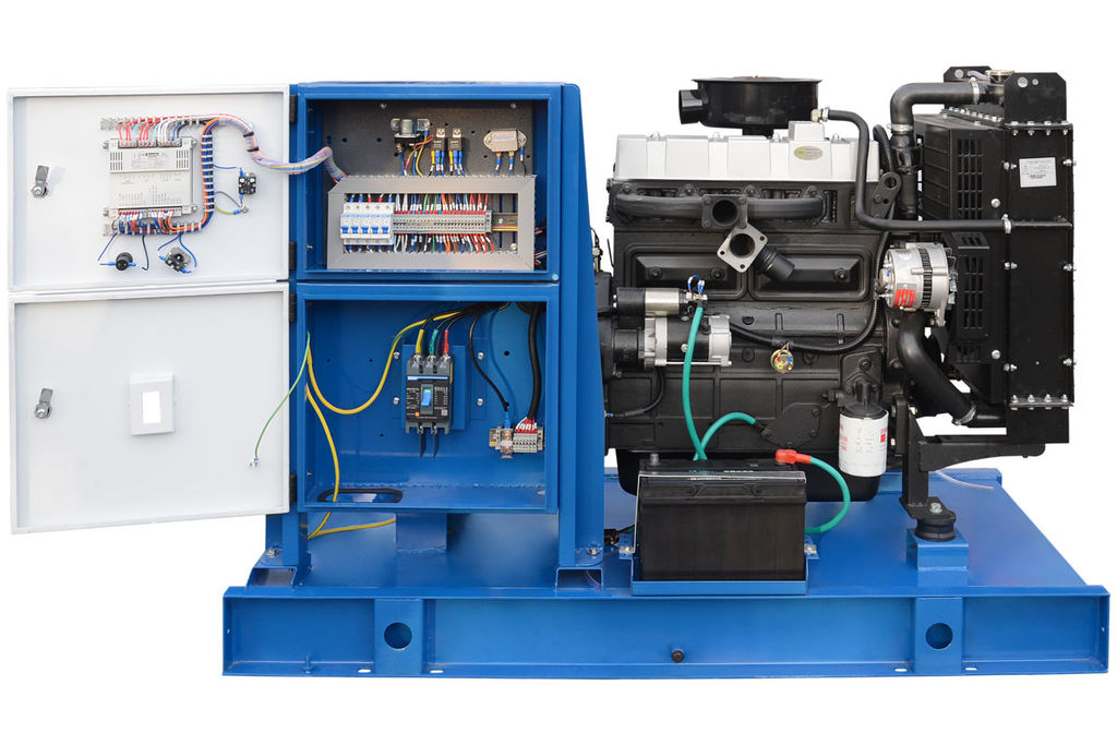 Дизельный генератор ТСС ЭД-24-Т400 с АВР в погодозащитном кожухе на прицепе 26,4 кВт, 13 л #7