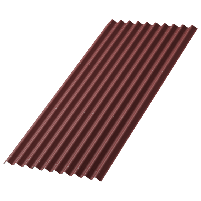 Волнистый лист Ондулин Красный 1950x960 мм