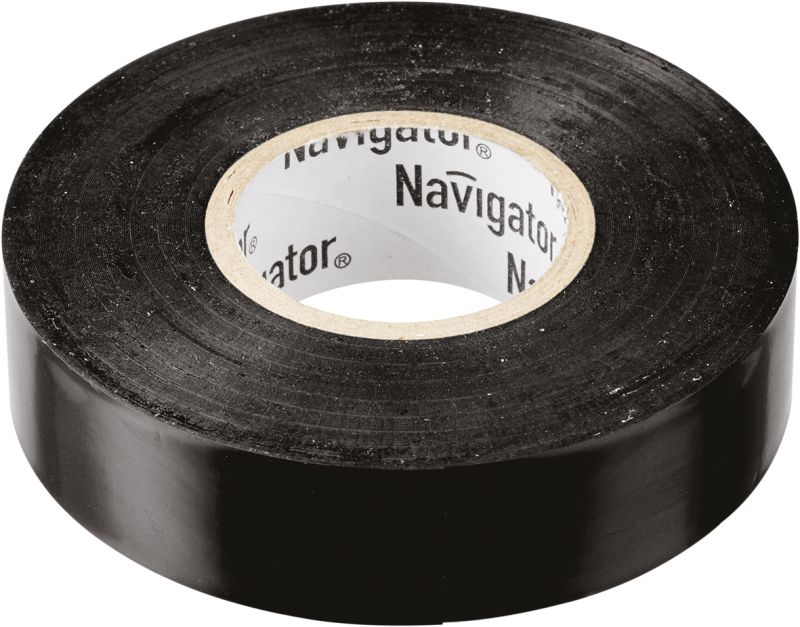 Изолента ПВХ 15 мм (рул.20м) черн. NIT-B15-20/BL Navigator 71103