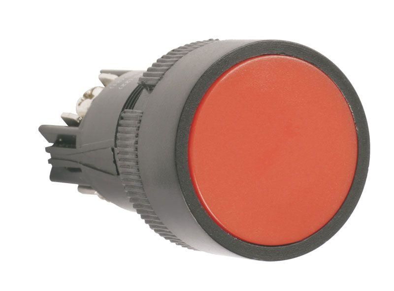 Кнопка SB-7 "Стоп" d 22 мм 1з + 1р 240 В цвет красный IEK BBT40-SB7-K04