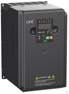 Преобразователь частоты A150 380 В 3ф 5.5 кВт 13А встроенный торм. модуль ONI A150-33-55NT 