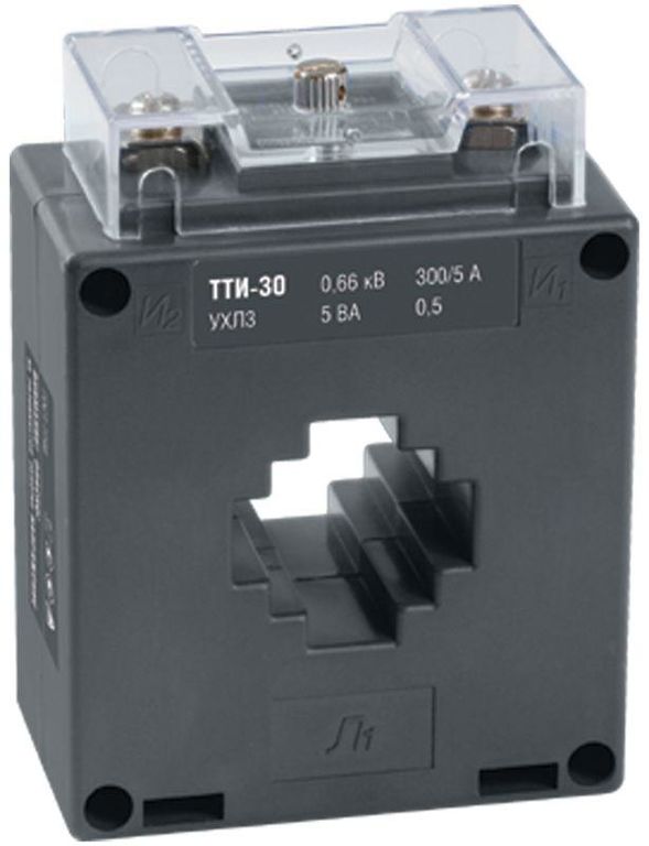 Трансформатор тока ТТИ-30 300/5 А класс точности 0.5 5В.А IEK ITT20-2-05-0300