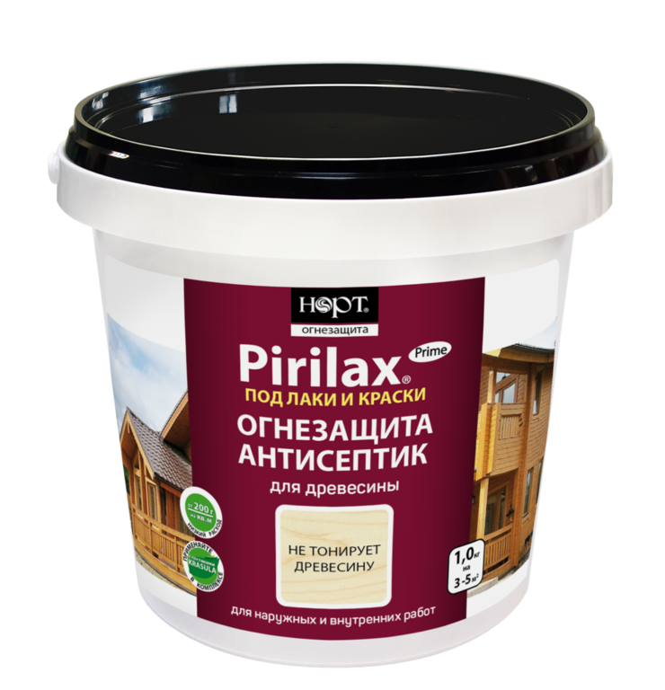 Пропитка огнезащитная для древесины Pirilax Prime 5,5 кг