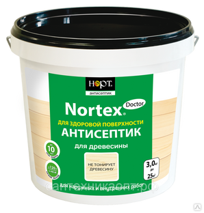 Пропитка антисептическая для дерева Nortex-Doctor 21 кг 