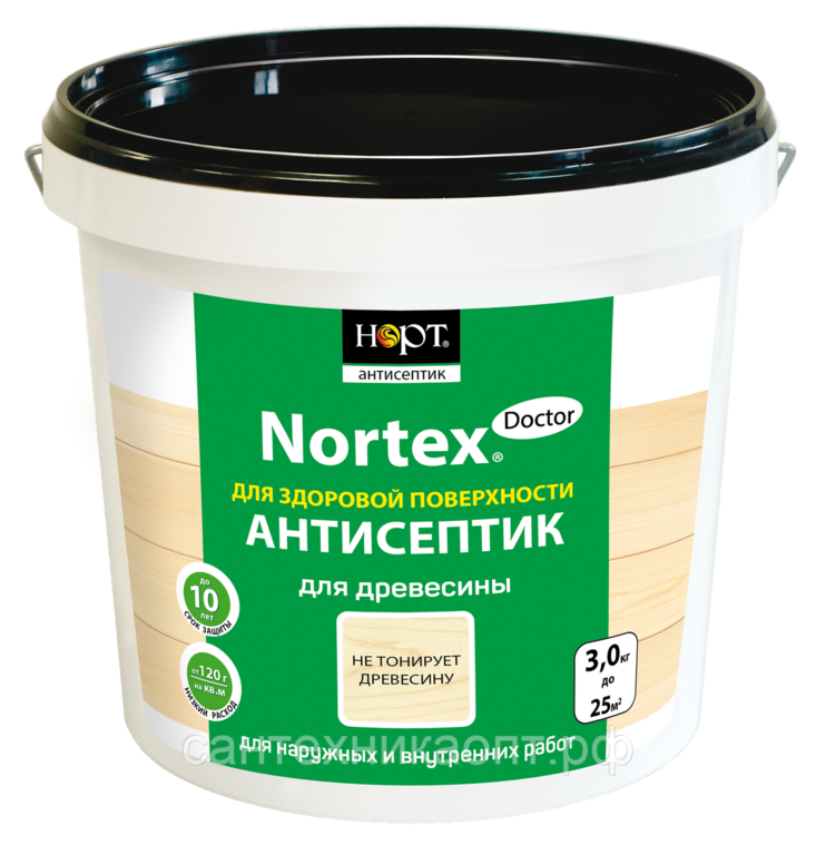 Пропитка антисептическая для дерева Nortex-Doctor 21 кг