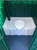 Пластиковый туалет Эконом зелёного цвета #3