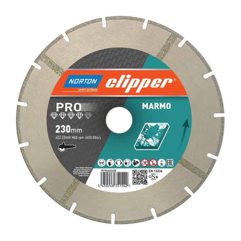 Алмазные диски Norton Clipper Pro marmo 125x22.23
