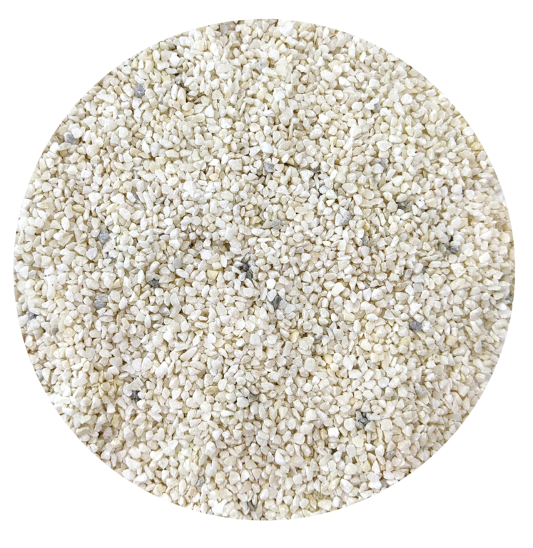 Мраморная крошка бело-серая 2,5-5 мм