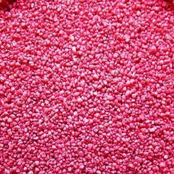 Песок цветной 0,3кг розовый фракция 0,5-1мм