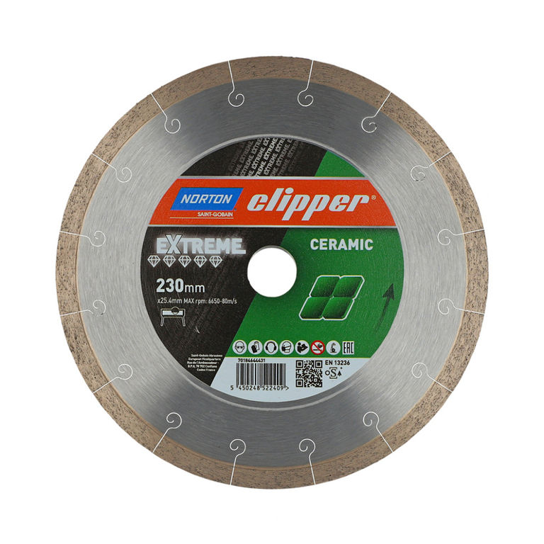 Алмазные диски Norton Clipper Extreme Ceramic 230x25.4
