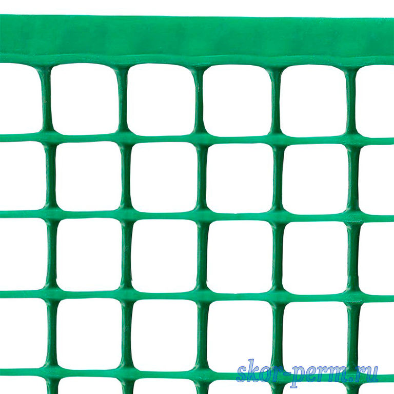 Сетка пластиковая, ячейка 24х24 мм, 0,5х10 м (10 м2), хаки-зеленая (для палисадника)