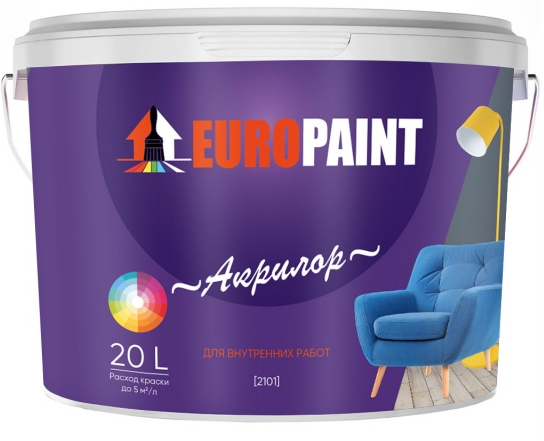 Краска для фасадных работ Фасад Профи 25 кг Europaint