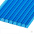 Сотовый поликарбонат BORREX Синий 32 мм (2,1*12 м) #1