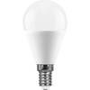Лампа светодиодная, (13W) 230V E14 6400K G45, LB-950