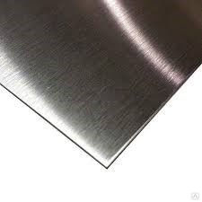 Лист стальной холоднокатаный зеркальный AISI 430 в бумаге 0.5х1250x2500