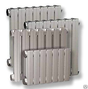 Радиатор биметаллический HALSEN 100/500, Кол-во секций 10, арт. 301701030 
