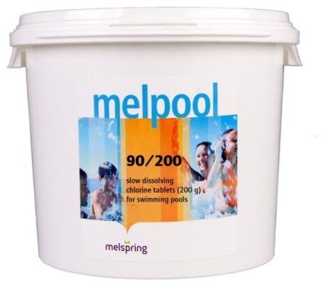 Дезинфектант для бассейна на основе хлора Melpool 90/200, 1 кг