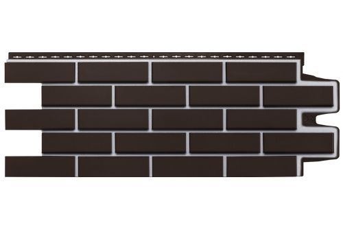 Панель фасадная полипропиленовая GL Клинкерный кирпич Премиум шоколадный