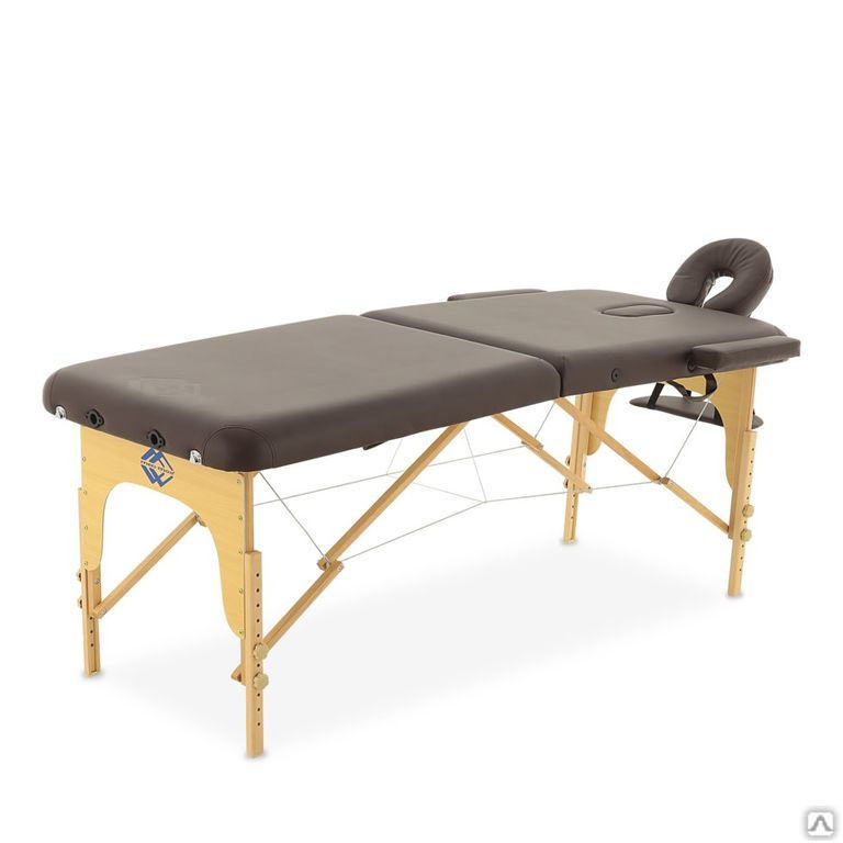 Массажный стол складной деревянный Med-Mos JF-AY01 2-х секционный PW2.20.10A-00