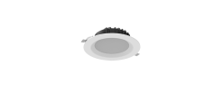 Светильник DL-01 круг 25Вт Tunable White (2700-5700K) 190х70мм IP54/20 серы