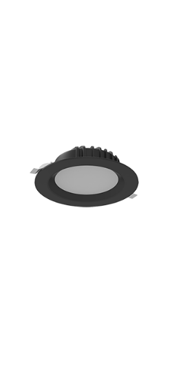 Светильник Downlight круг 25Вт 3000K 190х70 мм IP54 черный RAL9005