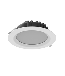 Светильник DL-01 круг 40Вт 3000K 230х81мм IP54 серый RAL7045