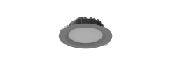 Светильник DL-01 круг 40Вт Tunable White (2700-5700K) 230х81мм IP54/20 серы