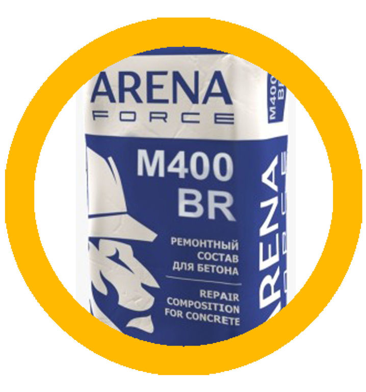 Ремонтная смесь состав для бетона фундамента ARENA M400BR