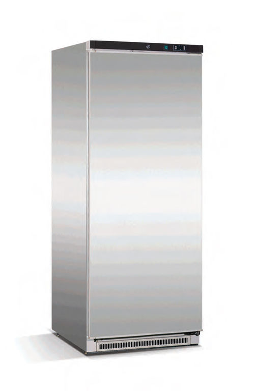 Шкаф холодильный формата 50,2*44 см объемом 570 л из нержавеющей стали Koreco HR600SS