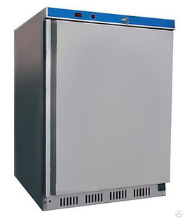 Шкаф холодильный формата 50,2*44 см объемом 130 л из нержавеющей стали Koreco HR200SS #1