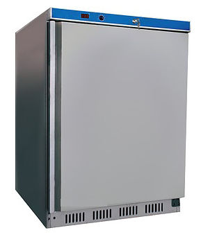 Шкаф холодильный формата 50,2*44 см объемом 130 л из нержавеющей стали Koreco HR200SS