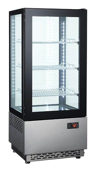 Витрина холодильная барная объемом 78 л с распашной дверью, с 3 полками, с подсветкой Koreco RT 78L7