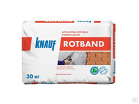 Штукатурка гипсовая универсальная Knauf Ротбанд белая 30 кг