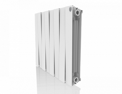 Биметаллический радиатор Royal thermo Pianoforte 500 VD 8 секц. Bianco Traf