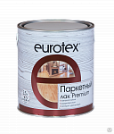 Лак паркетный алкидно - уретановый EUROTEX - Premium полуматовый 2,5 л