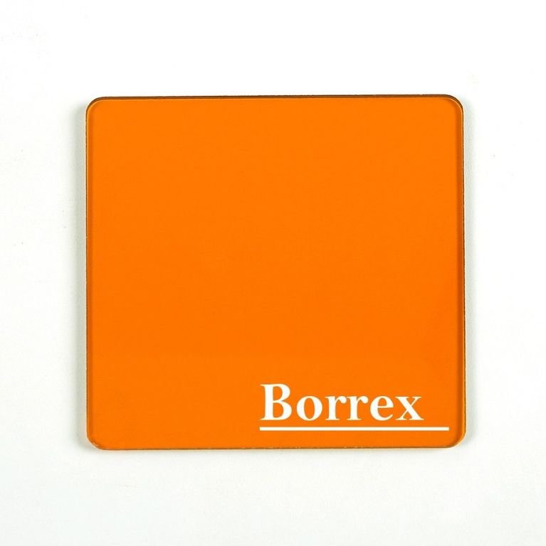 Монолитный поликарбонат 5 мм оранжевый Borrex 38 кг 2,05х3,05 м