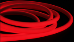 Термолента светодиодная SMD 2835 180 LED/м 12 Вт/м 24В IP68 Красный
