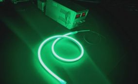 Лента неоновая светодиодная SMD 220В 2835 120 LED/м 6 Вт/м 220В Зеленый