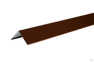 Уголок метал. внешний для фасадной плитки ТехноНИКОЛЬ полиэстер, коричневый #1