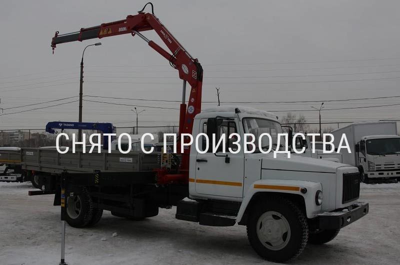 Бортовой автомобиль с КМУ на шасси ГАЗ 3309