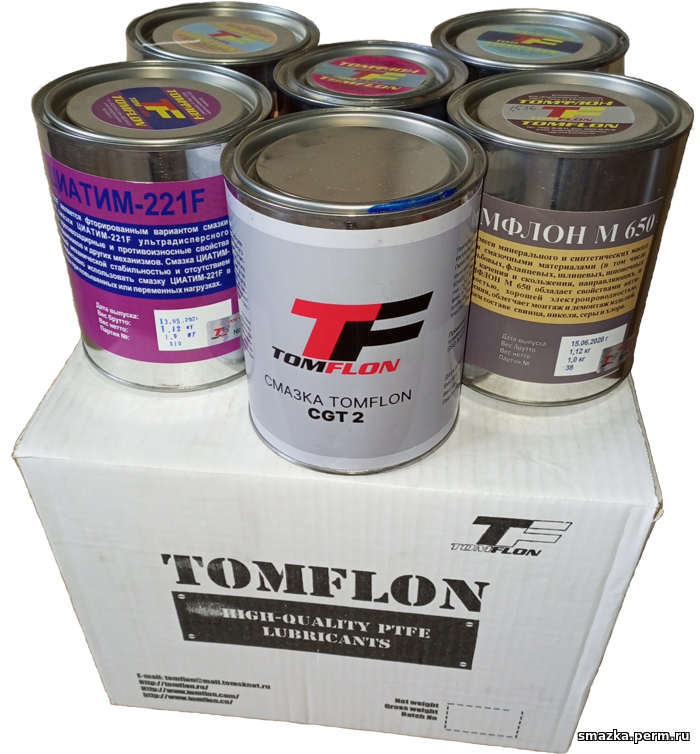 Смазка Tomflon RHT 180 M (ж/б 1кг) термостойкая