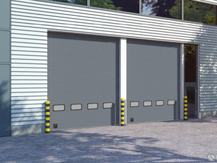 Ворота гаражные секционные DoorHan промышленные isd01 