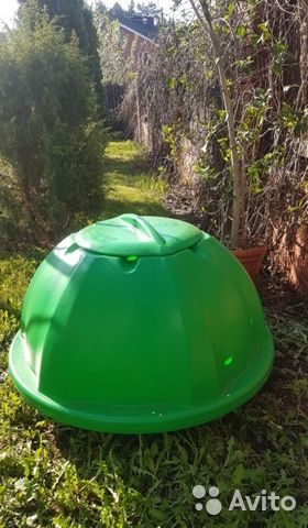 Садовый компостер для дачи, сада 320 литров термокомпостер форма сфера, герметичный 4