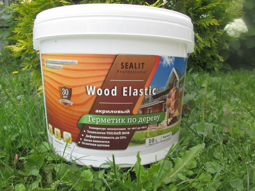 Герметик Sealit Wood Elastic, 15 кг цвет медовый, цена в Москве от компании  ТД ПРОГРЕСС