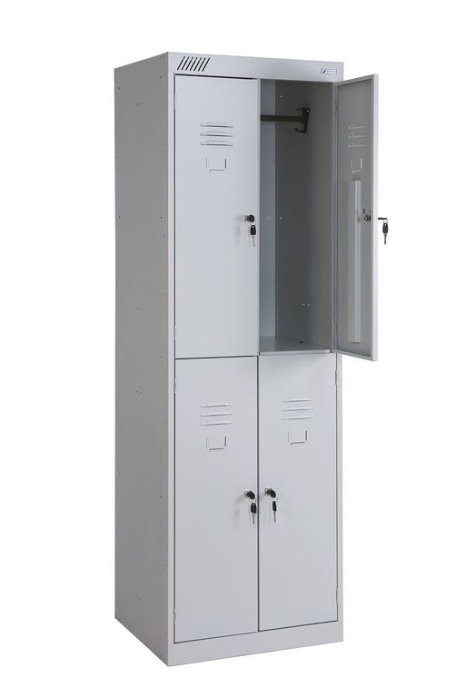 Шкаф ШРК-24-800 металлический для одежды собранный